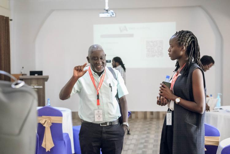 Prof Ogola & Dr. Lavender Otom (Registrar)